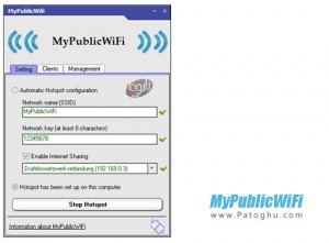 اینترنت رایگان - تبدیل لب تاپ به اکسس پوینت وای فای (برای اتصال گوشی و تبلت)